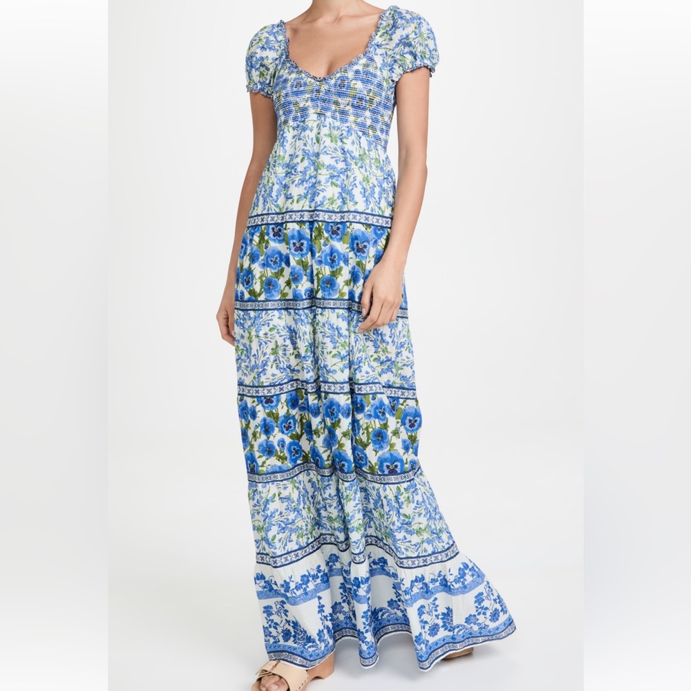 Alice + Olivia Rosalyn Tiered Maxi Dress